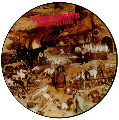 Black Sabbath Greatest Hits US picture disc LP (vinyl